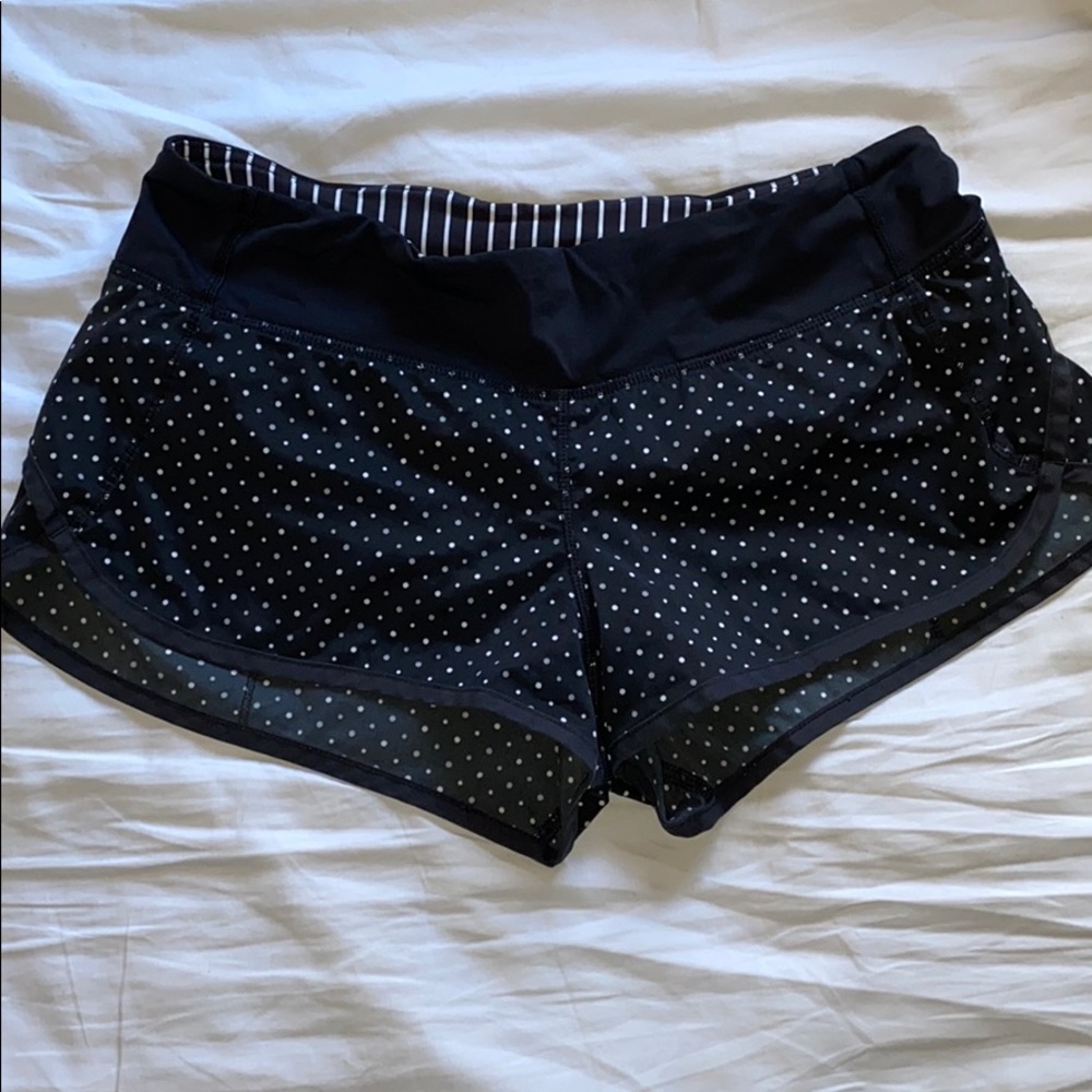 Lululemon Polka-Dot Speed-Up Short